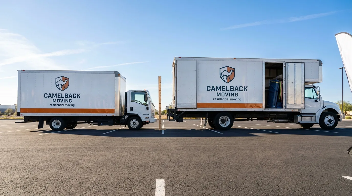 Moving truck size capacity guide in Salamanca